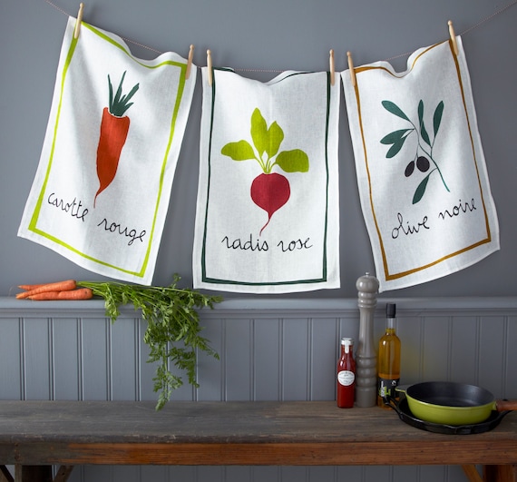 Pay Day Special - French Farmers Market Traditional Linen DISH TEA TOWEL Cloth