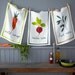 French Farmers Market Traditional Linen DISH TEA TOWEL Cloth - Generous Size - Great Gift