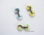Dachshund Magnet Set 2B  - Mix and Match Magnets (Set of 6)