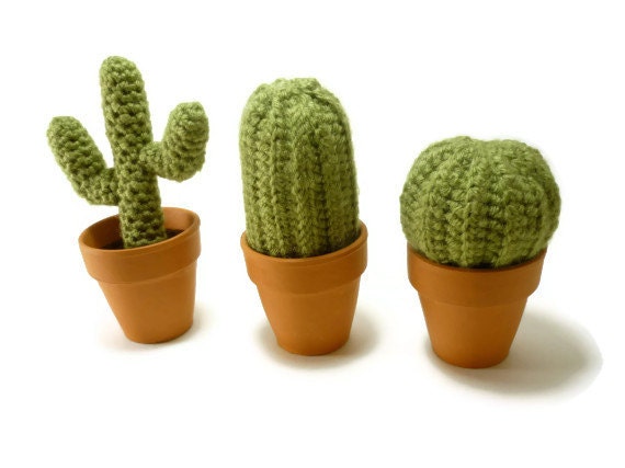 Pick Two - Mini Cacti Cactus Fake Plant in Clay Pot
