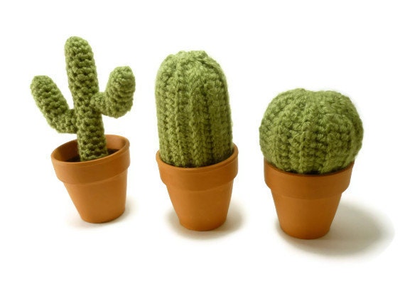Pick One - Mini Cacti Cactus Fake Plant in Clay Pot