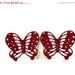SALE Butterfly Wall Hangings Bohemian Vintage 1970s Butterflies