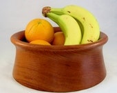 Mid Century Teak Bowl Serving Size Fruit Bowl by KALMAR Rare Style
