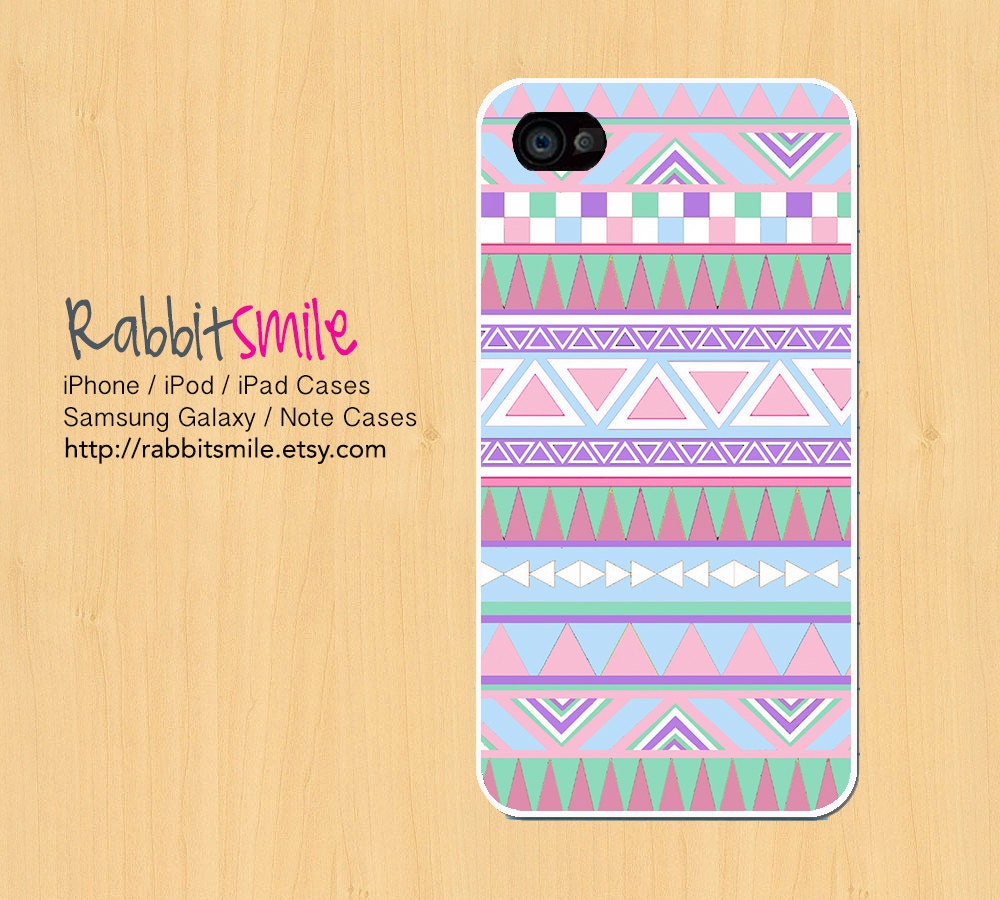 Aztec Pastel iPhone 5 Case,Tribal iPhone 4 case, Geometric Pattern iPhone 4s Cover, Triangle Hard Plastic iphone 5 Cover, cases