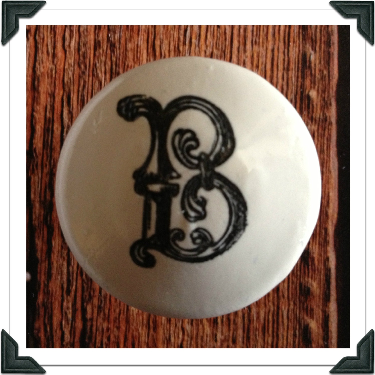 Ornate Alphabet Knob