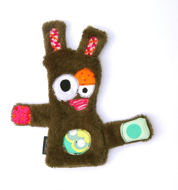 Large Stuffing & SQUEAKER FREE Durable Dog Toy with Secret Heart Fortune - Tootsie Plop by Fugly Friends