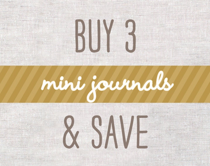 Mini Sketchbooks / Journals & Pencils Sets - Choose Any 3 - Stocking Stuffers