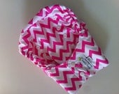 Pink Chevron - Diaper Cover - One Size