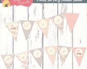 French Theme Tea Party / Birthday Party Pennant Banner - DIY Printable File Il_170x135