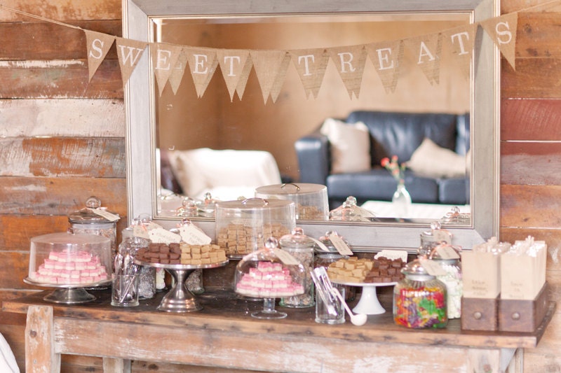 Sweet Treats Burlap Banner