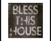 Bless This House - 8x8 Artistic Print
