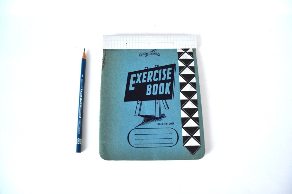 Vintage Recycled Mixed Paper Notepad