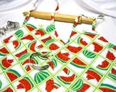 Watermelon Mother Daughter Aprons