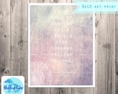 Fond of Dancing - Jane Austen quote art - pride & prejudice - literature - books - typography - cottage chic art - print