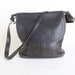 Vintage Black Leather Coach Crossbody Shoulder Saddle Bag