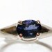 Blue Iolite ring, water sapphire ring, s7, genuine gemstone jewelry, gifts for her, fine jewelry "Blue Violin"