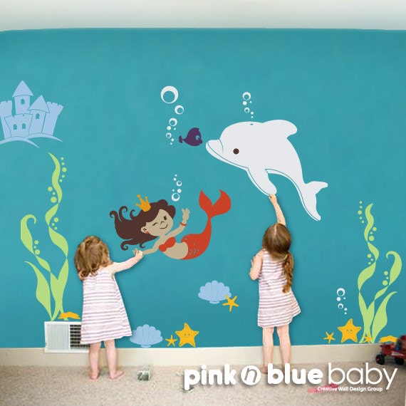 Mermaid Decal- kid's Wall sticker