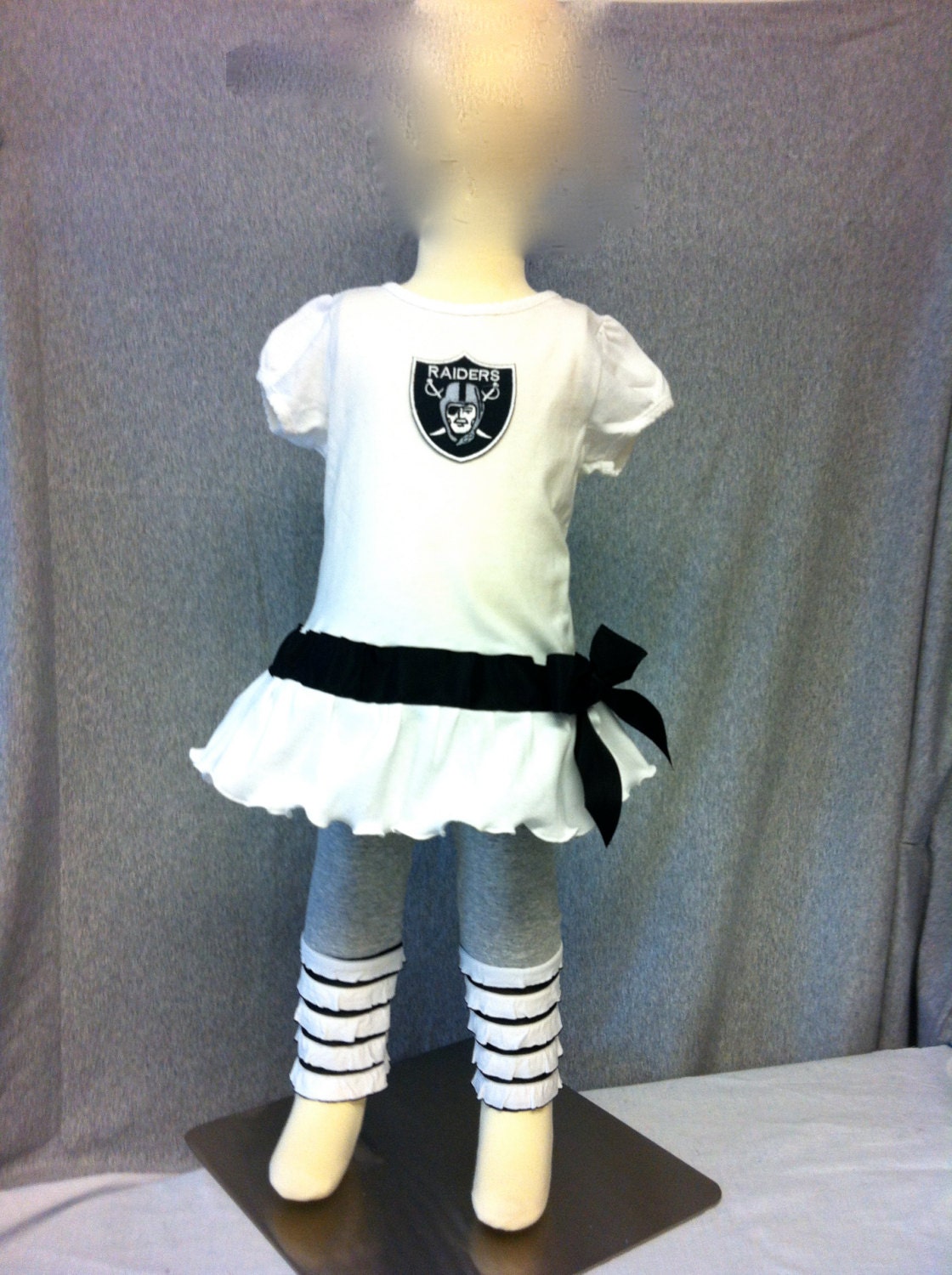Oakland Raiders flounce dress