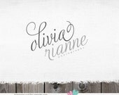 Premade Photography Photographer Logo - Romantic Swirls Boutique Logo Design