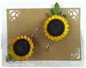 Sunflower Hair Pin/Clip