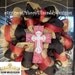 Black and Maroon Cross Wreath