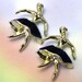 Scatter Ballerina Pins, ballerina brooch, rhinestones, ballerina jewelry, antique, retro, old, black, velvet dress, dancers, jewellery