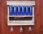 Recycled wine rack SMALL