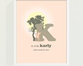 Custom Child's Keepsake Initial Print - Girls Name Il_170x135