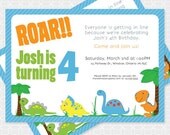 Dinosaur Party Invitation - Personalized Printable Il_170x135