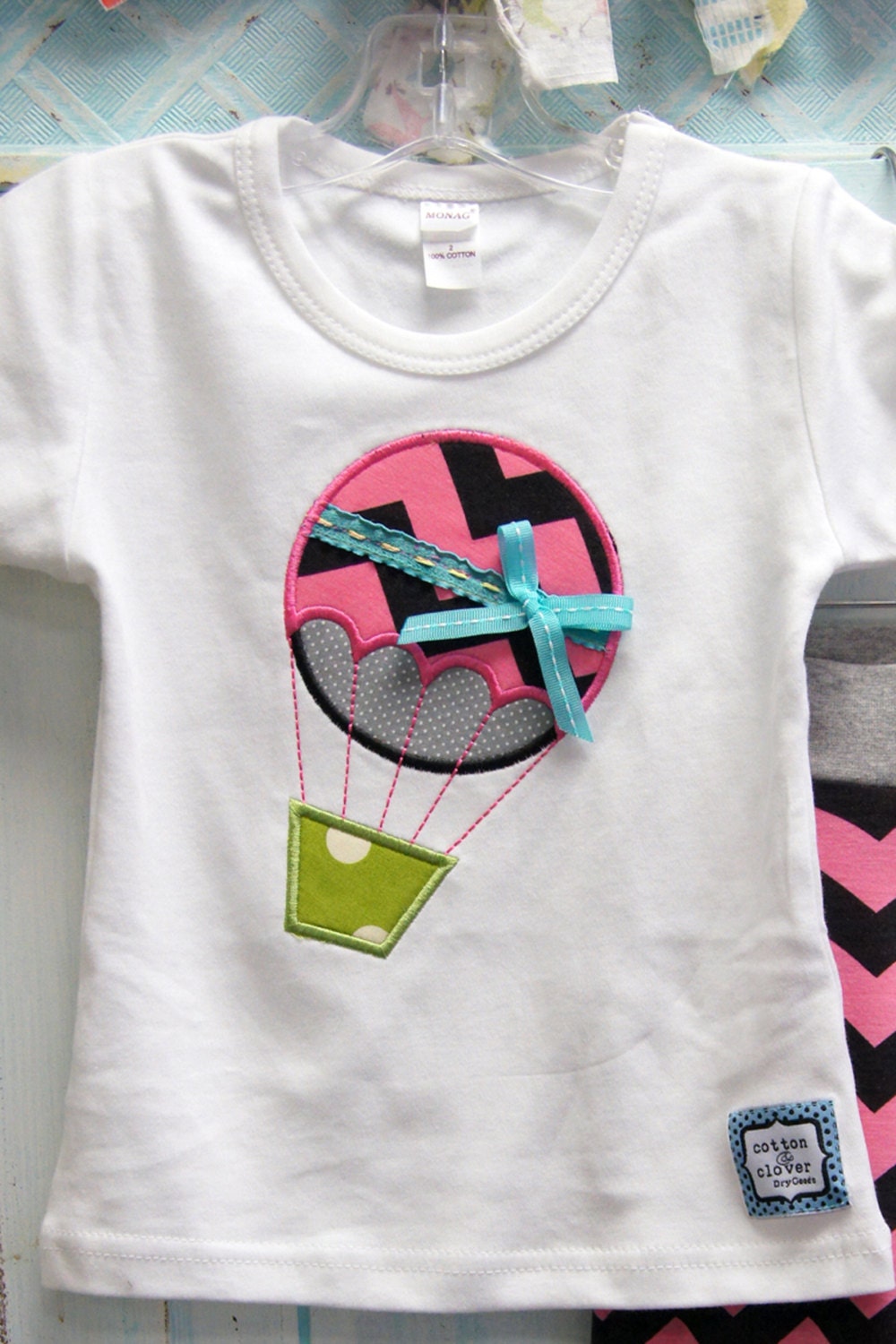 Applique Girls 2T White Short Sleeve T-shirt