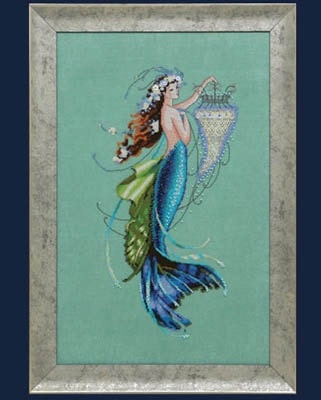 cross stitch pattern : siren and the shipwreck mirabilia nautical counted cross stitch diy
