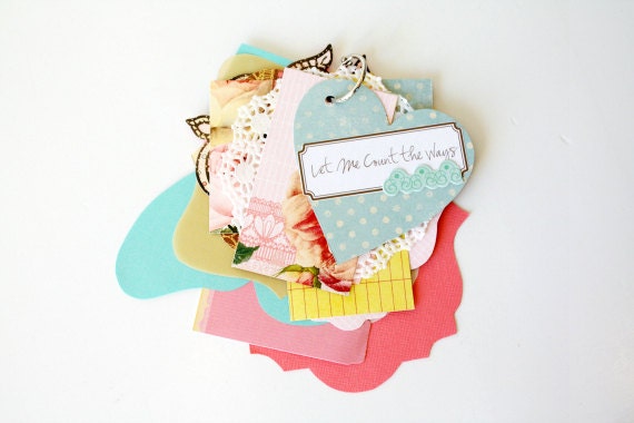Let Me Count the Ways No. 1 - Anniversary Day Sweetness Tag Mini Album Kit