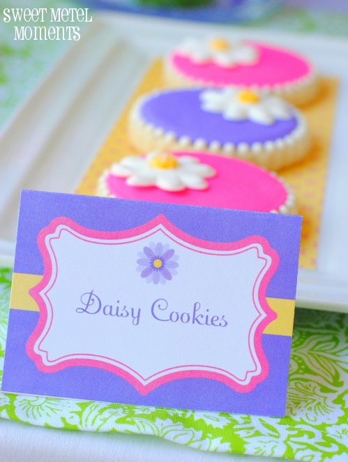 Fairy Garden Party - Printable Table Tent Cards by Sweet Metel Moments Il_170x135