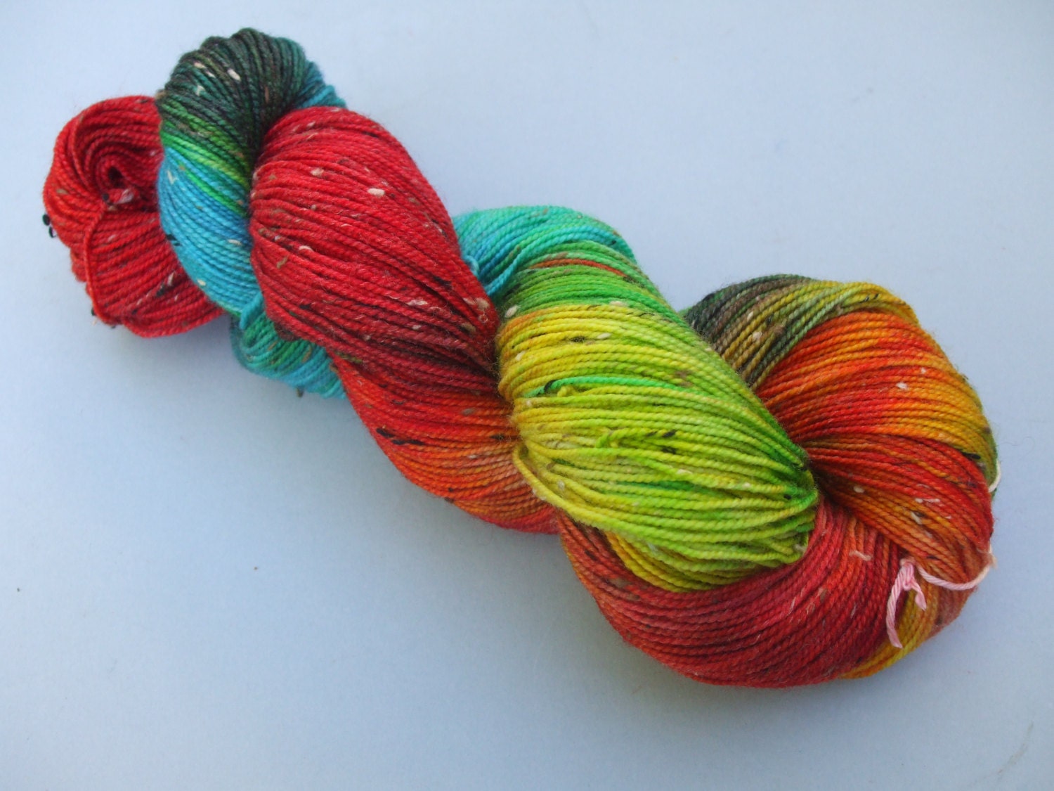 4 ply Donegal Tweed BFL Sock Wool. Macaw.