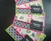 Handmade Floral Thank You Card Set of 4