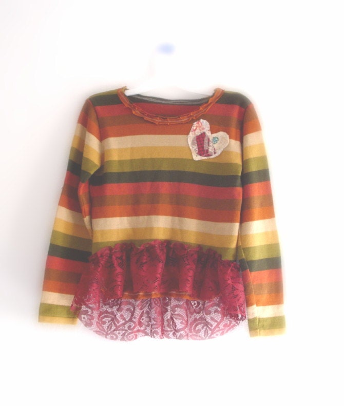 Romantic Cropped Sweater Gypsy Eco Friendly Mori girls Vegan Artsy Urban Chic