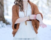 Oversized Chunky Sweater Shrug