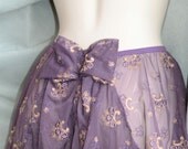 Wedding Bridal Bride Honeymoon Women Underwear Sleepwear  Panties Handmade Lingerie The Boudoir  Tap Pants in Purple SAMPLE SAlE