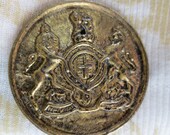 Vintage Lion Large Metal Necklace Steampunk