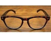 handmade retro glasses vintage leopard  eyeglasses wood eyeglasses wooden frames can do your rx