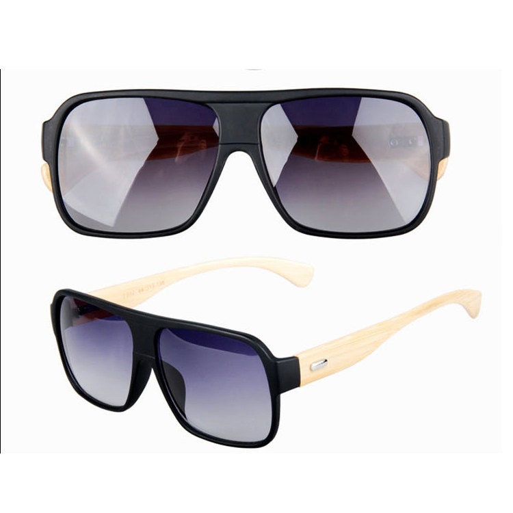 Bamboo Wood Sunglasses Handmade wood wooden wayfarer style sunglasses. Made with Eco-friendly Bamboo