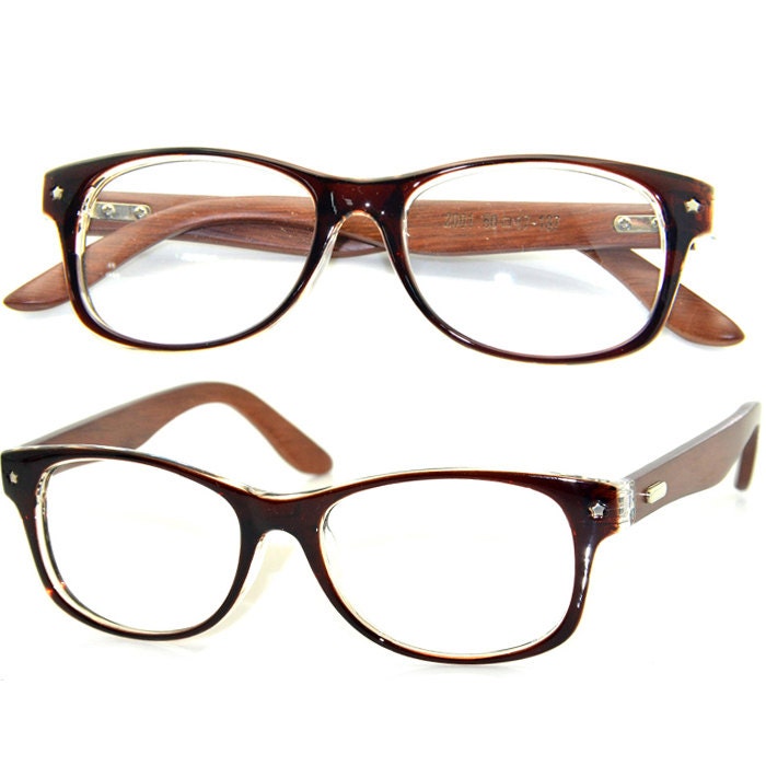 handmade retro glasses vintage eyeglasses wood eyeglasses wooden frames can do your rx