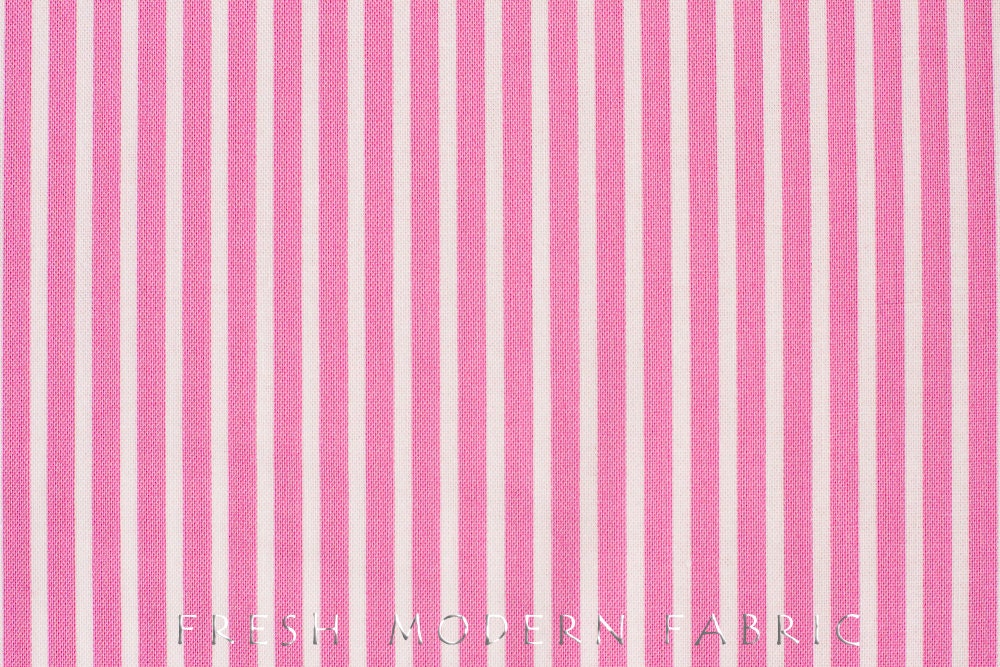 Half Yard Posy Stripe in Hollyhock, Aneela Hoey, Moda Fabrics, 100% Cotton Fabric