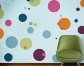 Polka Dot Wall Stencils for Kids Room Wall Mural, 10 Wall Stencils