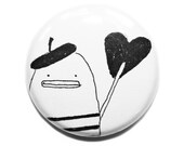 Cute Fridge Magnets, Unique Party Favor, Adorable Gift Idea, Bonjour, Ooh La La, Fromage, Beret, Black, White, Little French Poosac