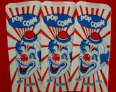 30 POPCORN BAGS...Vintage Inspired....Treat Bags, Favor Bags....Candy Buffet