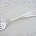 I do me too wedding forks with heart stamp