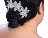 bridal rhinestone hair pins- set of 3