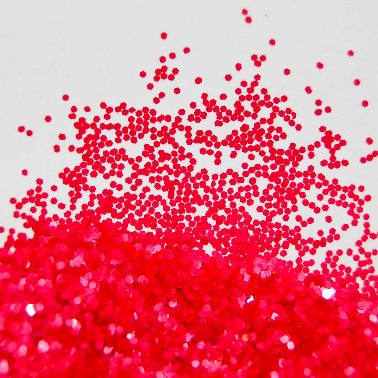 Coral SOLVENT RESISTANT GLITTER 0.040 Hex - 1 Fl. Ounce for Glitter Nail Art, Glitter Nail Polish & and Glitter Crafts