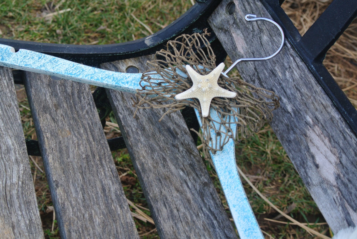 Beach Wedding Dress Hanger, Starfish Hanger